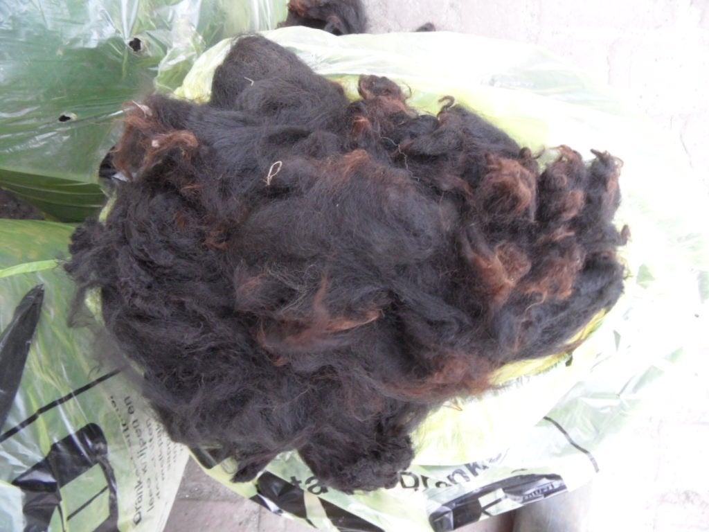 alpaca wol, Hobby en Vrije tijd, Ophalen of Verzenden, Zo goed als nieuw, Spinwol