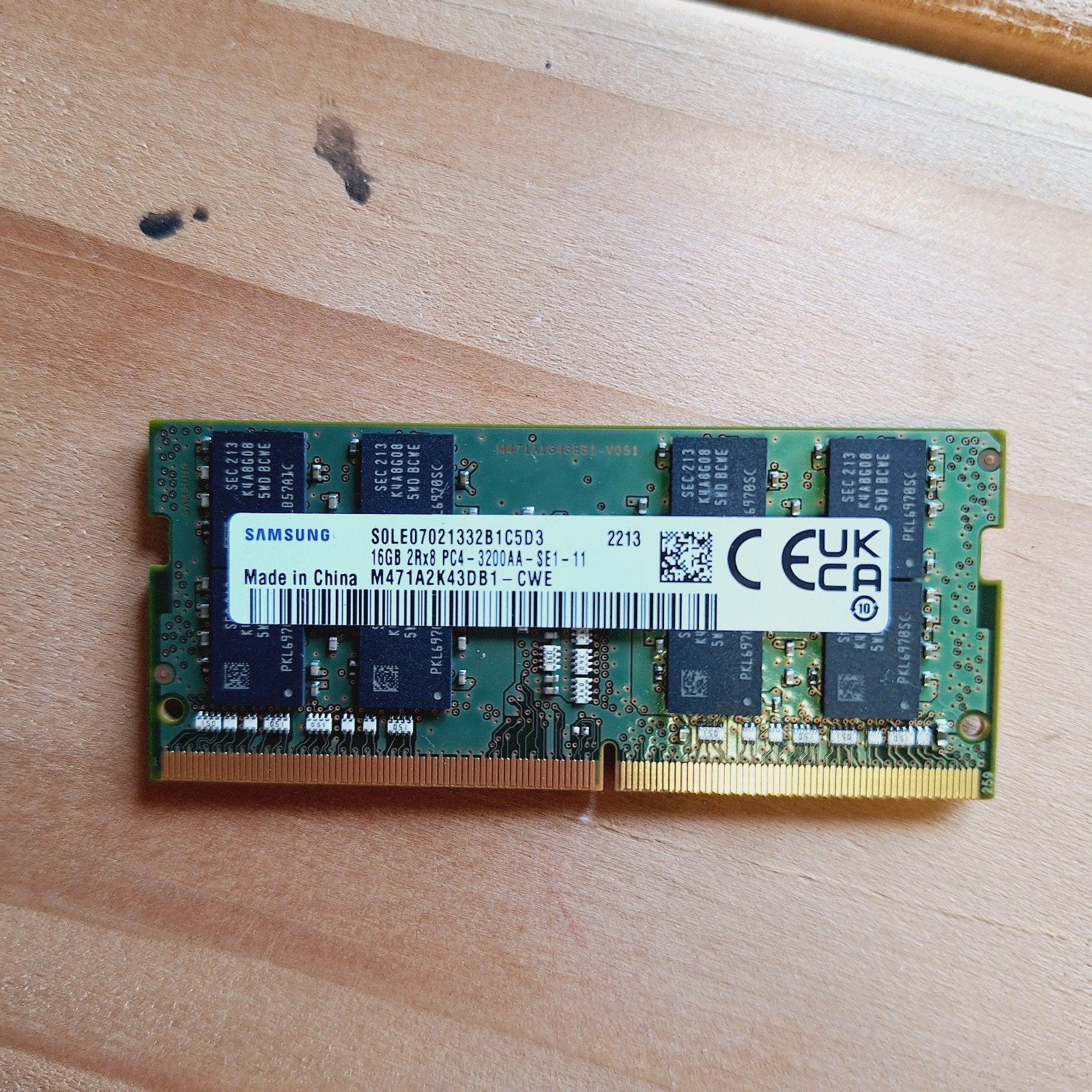Samsung M471A2K43DB1-CWE  - 16GB DDR4 RAM Geheugen, Computers en Software, Gebruikt, ., DDR4, Ophalen of Verzenden