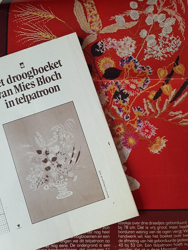 Patronen Mies Bloch, Hobby en Vrije tijd, Borduren en Borduurmachines, Ophalen of Verzenden, Handborduren, Patroon