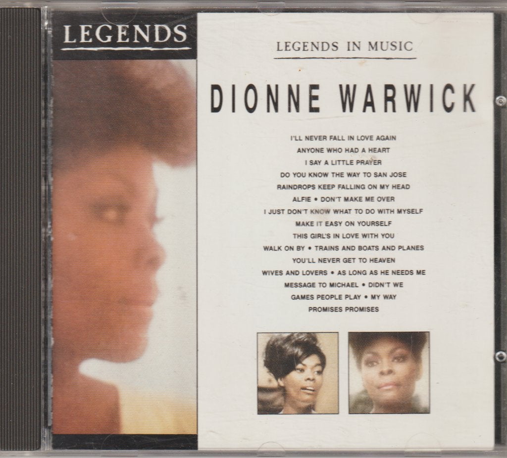 Dionne Warwick - Legends in Music, Ophalen of Verzenden, Gebruikt, Album