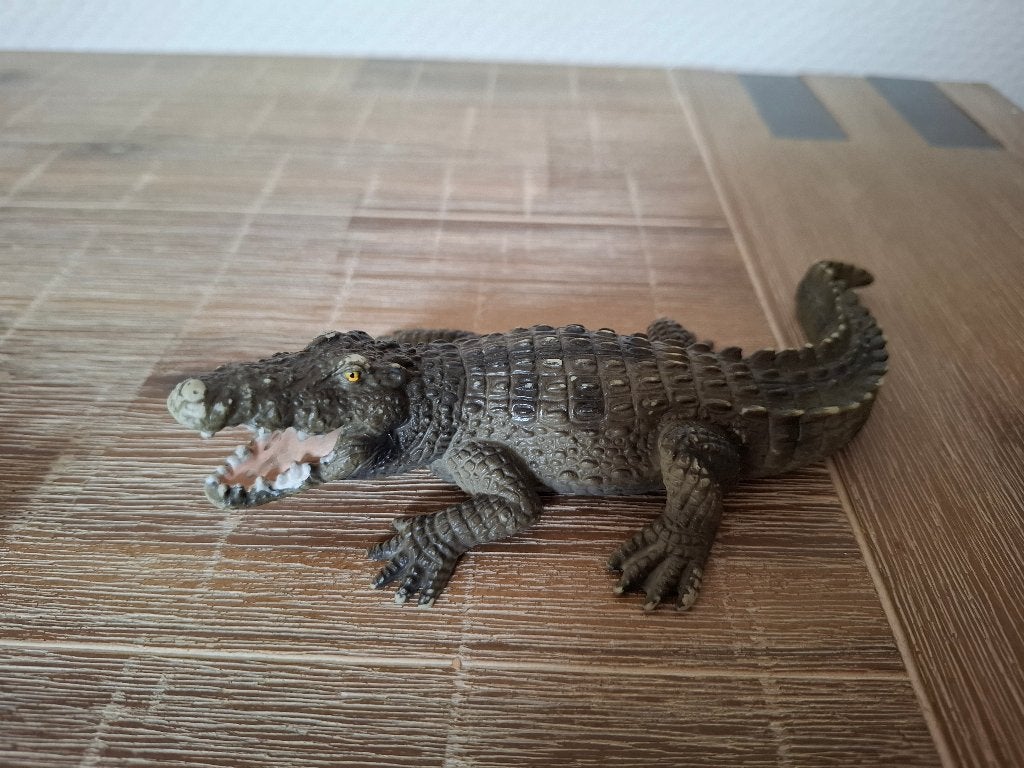 Schleich 14378 Wild Life Krokodil, Ophalen of Verzenden, Gebruikt