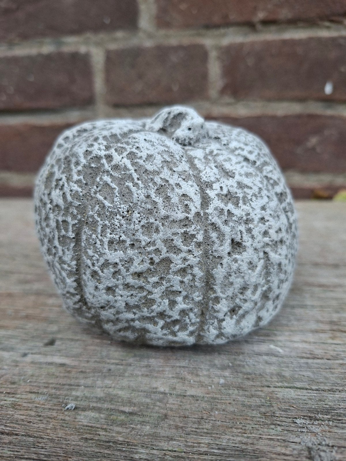 Pompoen betonnen beeld tuinbeeld beton, Tuin en Terras, Tuinbeelden, Ophalen of Verzenden