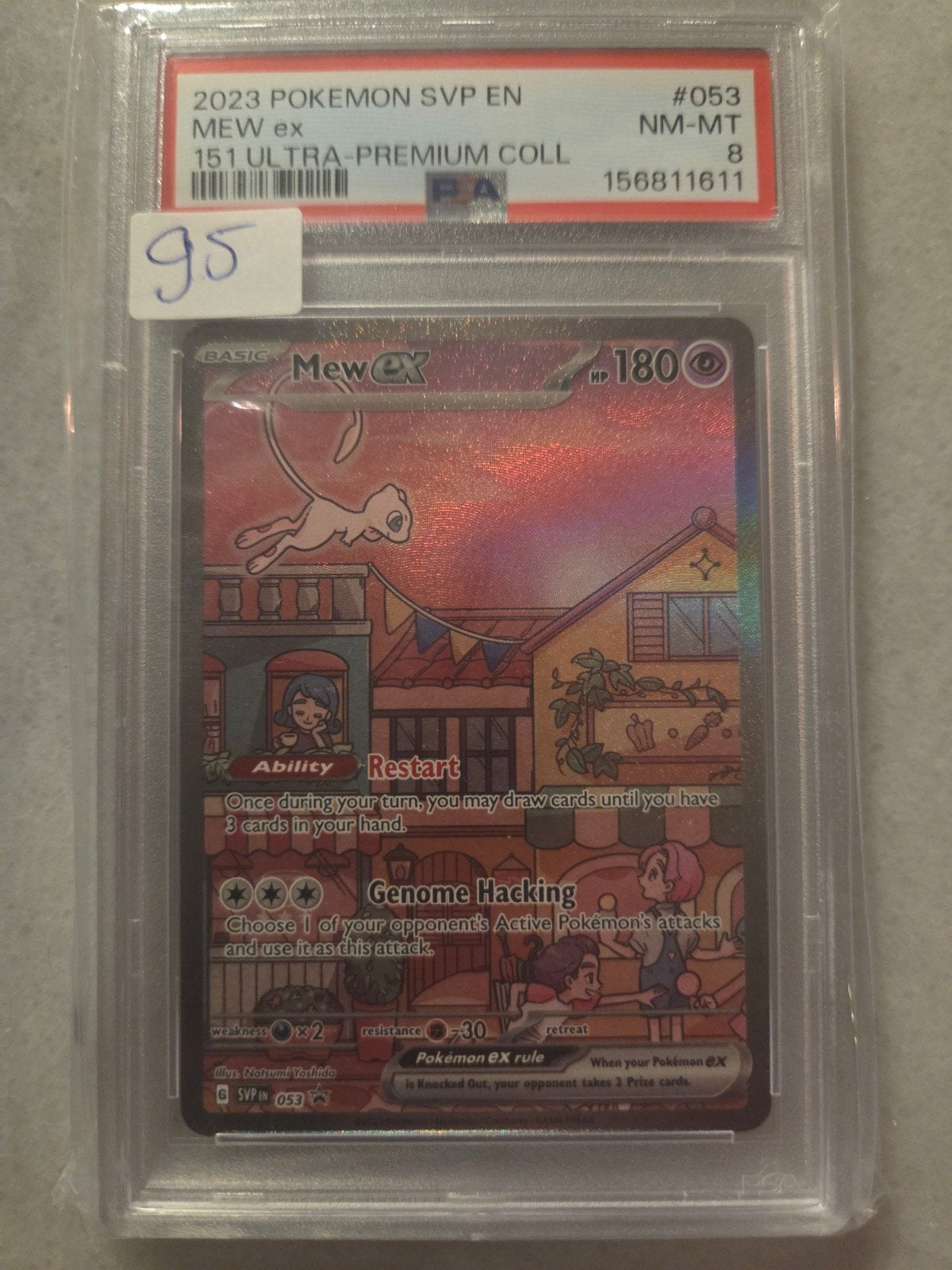 mew ex #53 psa 8, Ophalen of Verzenden, Zo goed als nieuw