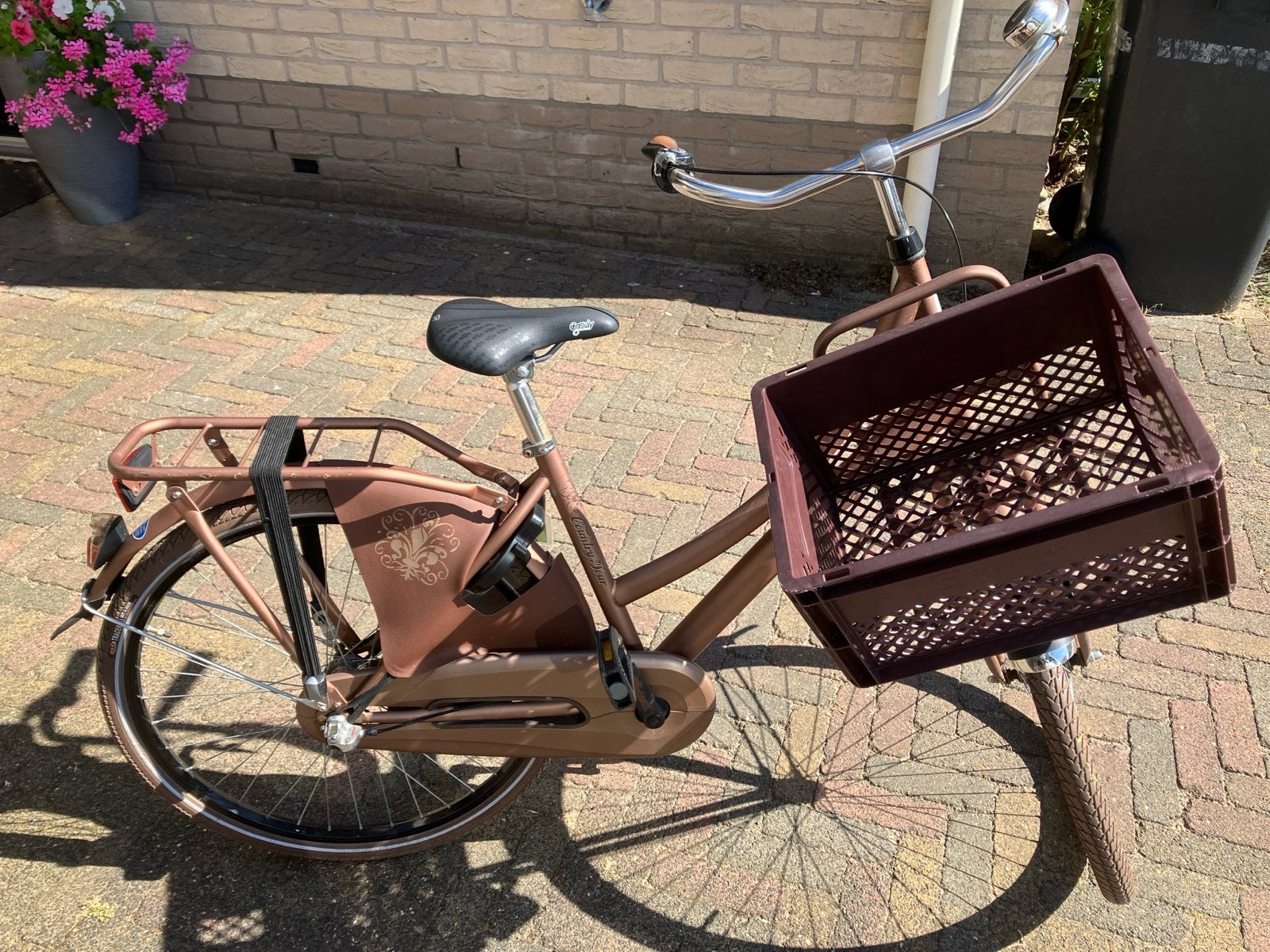 26 inch Sparta meisjesfiets, Fietsen en Brommers, Terugtraprem, Gebruikt, Versnellingen, Ophalen