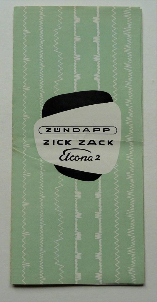 Zündapp Folder Naaimachine Elcona -2- (Jaren '50), Verzenden