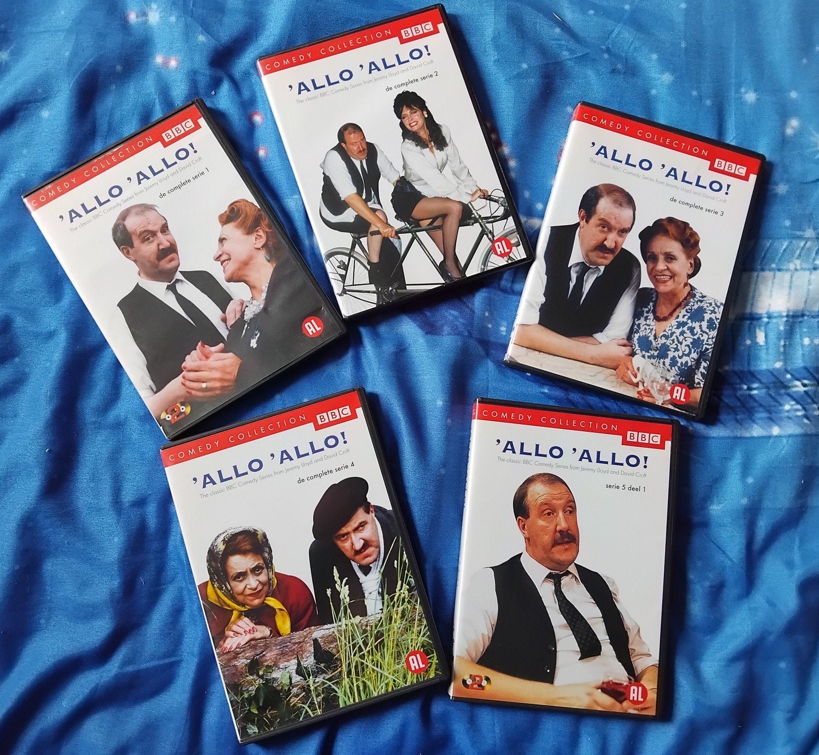 Allo 'Allo! 1-5 DVD Boxset BBC Comedy, Alle leeftijden, Ophalen of Verzenden, Zo goed als nieuw, Boxset