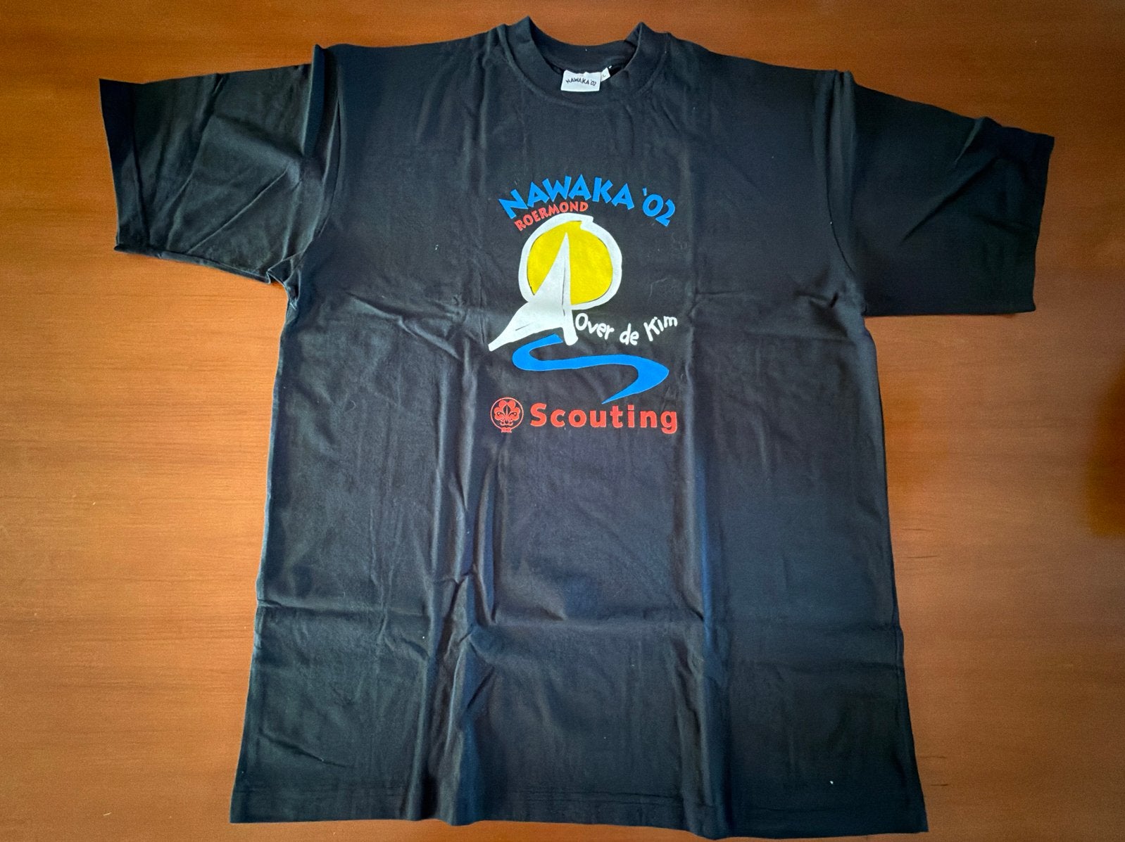 Nawaka '02 Roermond Scouting T-shirt - Maat L, Verzenden, Gebruikt, Kleding