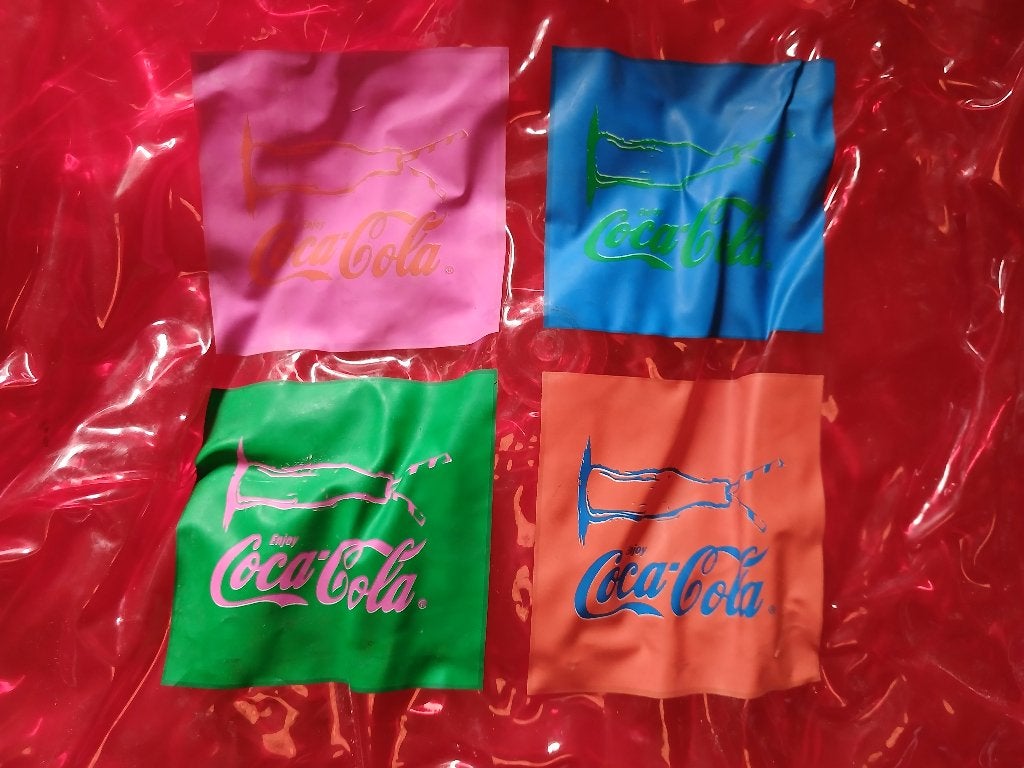 COCA COLA rood doorzichtige plastic rugzak, Verzamelen, Ophalen of Verzenden, Zo goed als nieuw, Gebruiksvoorwerp