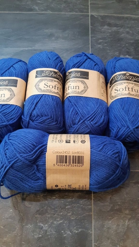scheepjes soft fun, Ophalen of Verzenden, Nieuw, Breien of Haken, Wol of Garen