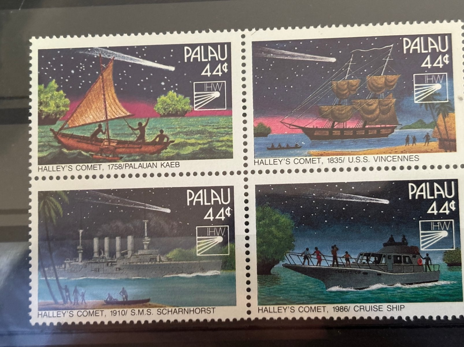 Ruimtevaart,Halley Palau 1985, Ophalen of Verzenden, Postfris
