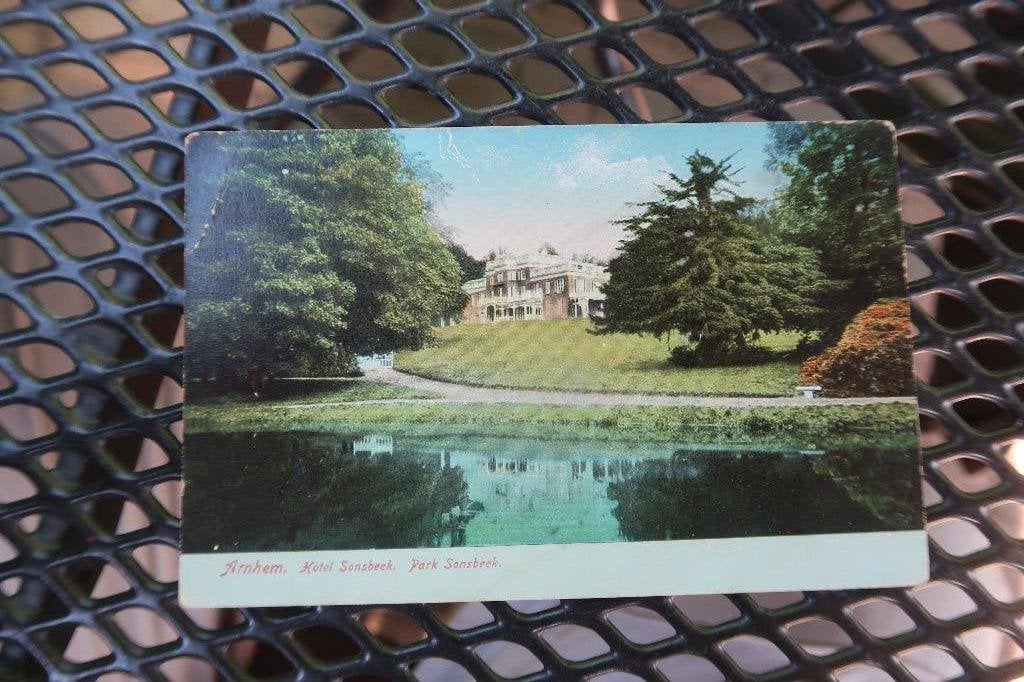 Arnhem,hotel Sonsbeek,Park Sonsbeek, Ophalen of Verzenden, Voor 1920, Gelopen, Noord-Brabant