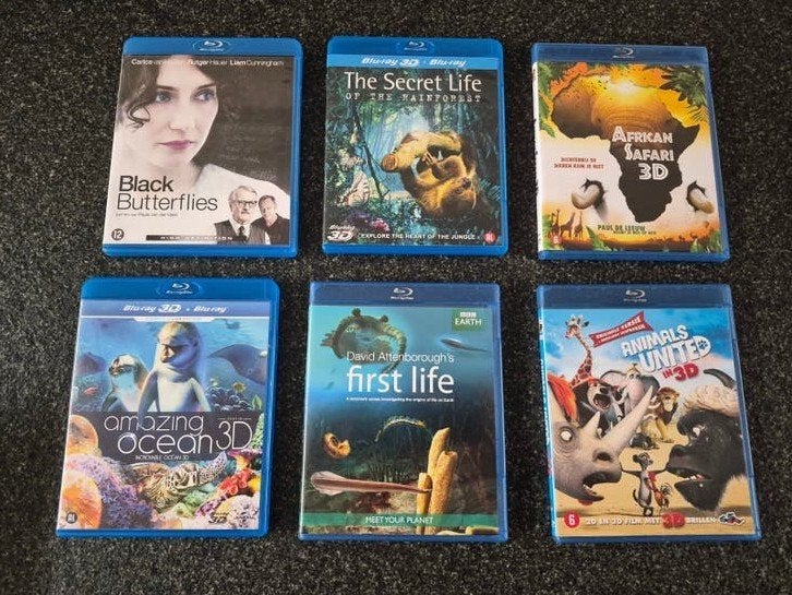 Diverse Blu-ray en 3D Blu-ray films - Disney, Gebruikt, Ophalen of Verzenden, 3D Blu-ray, Vanaf 6 jaar