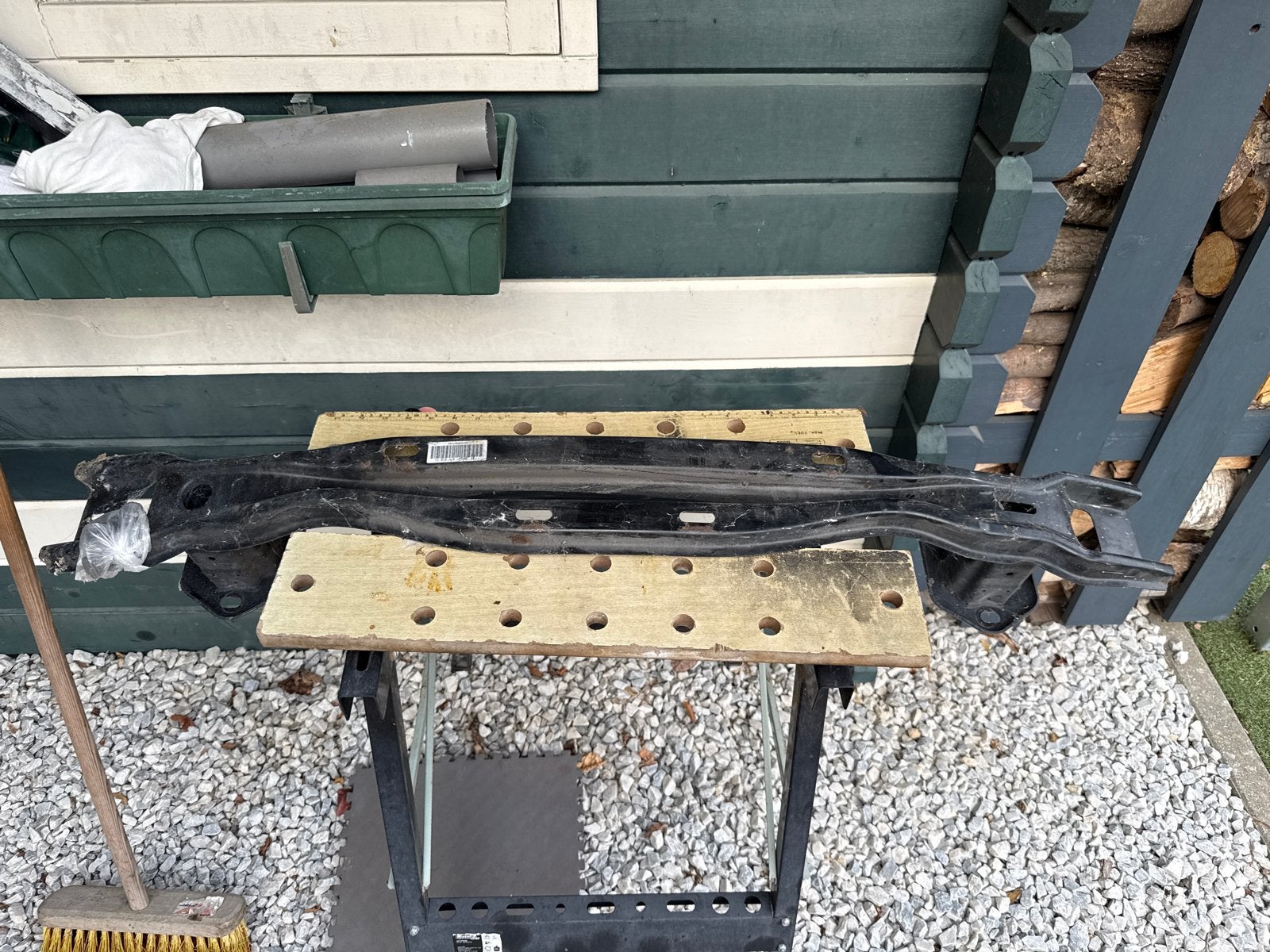 Originele BMW F30 F31 Bumperbalk - Gebruikt, Gebruikt, Voor, Ophalen of Verzenden, Bumper