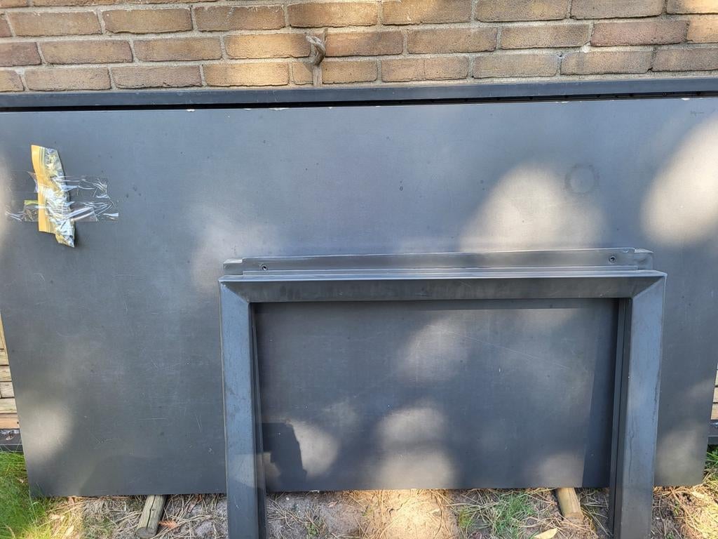 Oerdegelijke tuintafel 180x100cm, Ophalen, Gebruikt, Rechthoekig, Aluminium