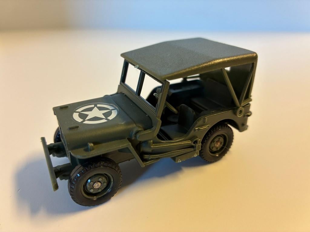 27787: Jeep Willys - Solido 1:43, Hobby en Vrije tijd, Modelauto's | 1:43, Nieuw, Auto, Solido, Ophalen of Verzenden