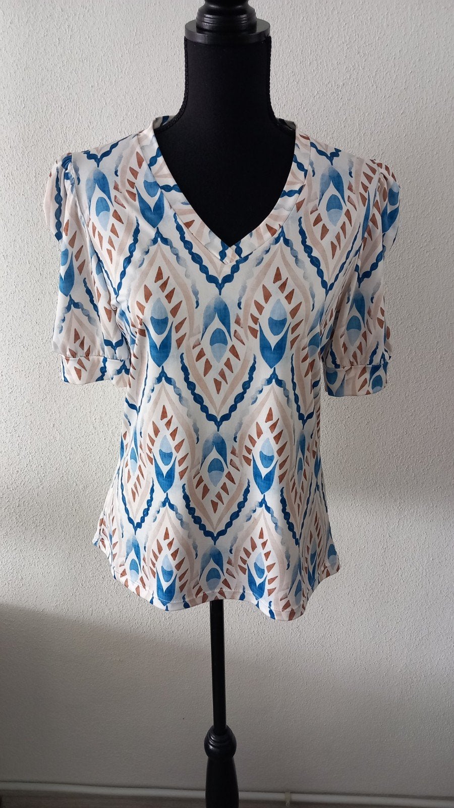 MOOI NIEUW *CHASTAR* TRAVEL SHIRT/TOP MT:S/M., Maat 38/40 (M), Blauw, Nieuw, Ophalen of Verzenden