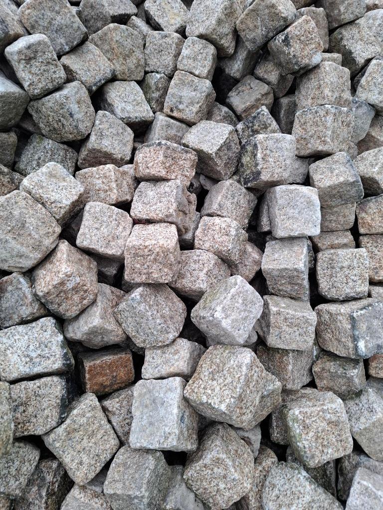 te koop mooie graniet keien, Tuin en Terras, Ophalen, Gebruikt, Graniet, Kei