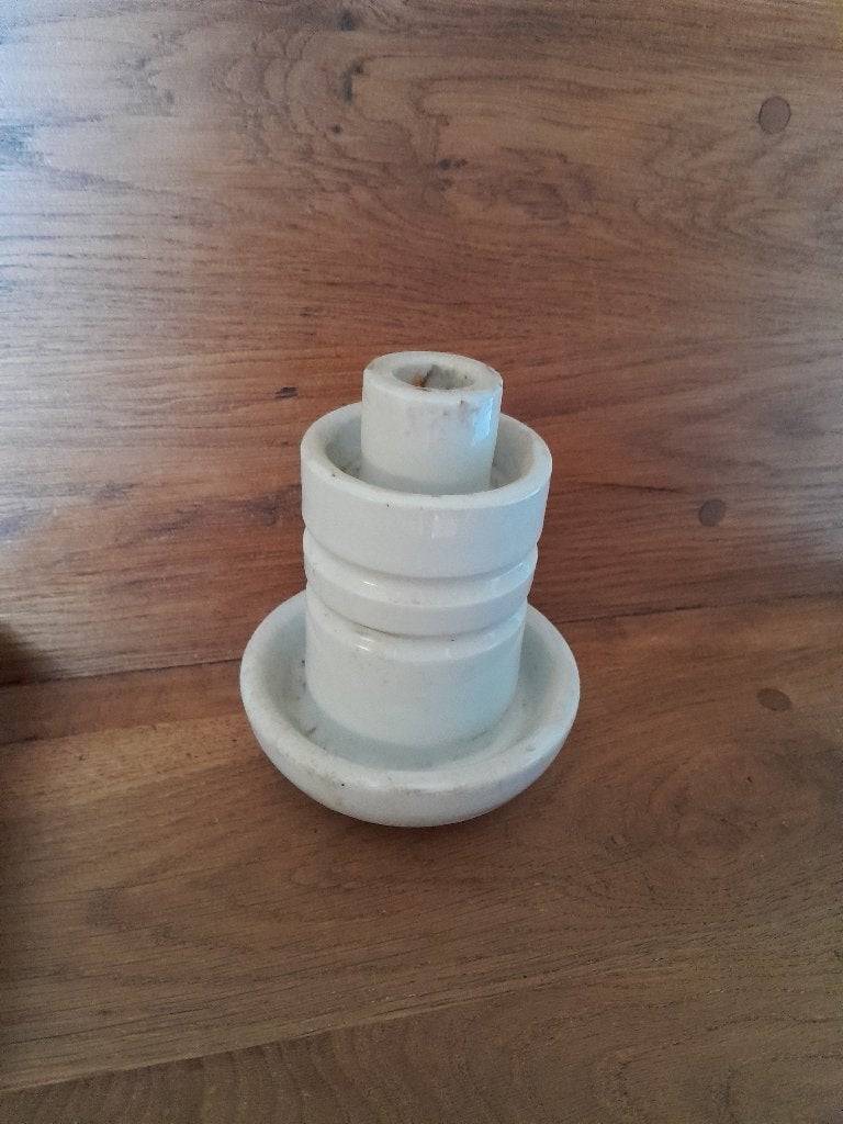 ~ Oude Porseleinen Isolator, Antiek en Kunst, Ophalen of Verzenden