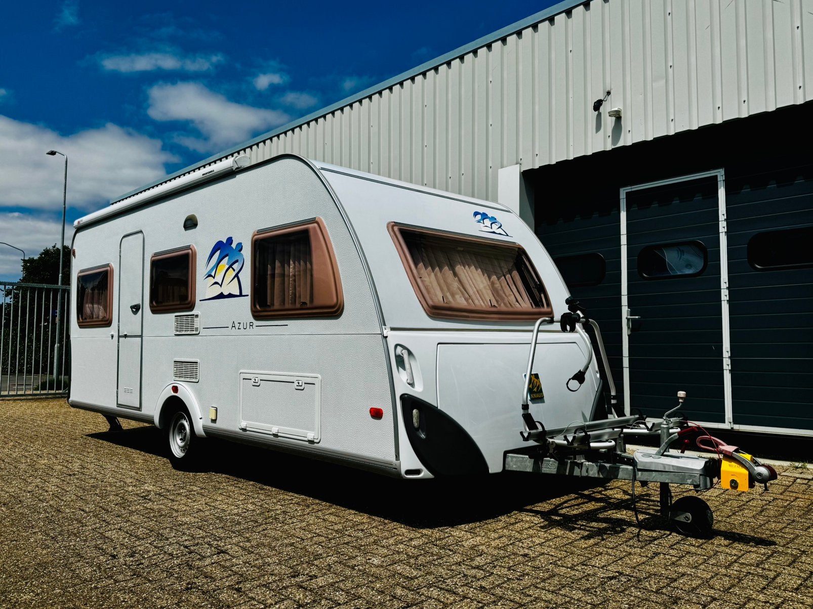 Knaus Azur 500EU - Enkele Bedden - Mover - Luifel - Voortent, Caravans en Kamperen, Rondzit, Schokbreker, Particulier, Knaus