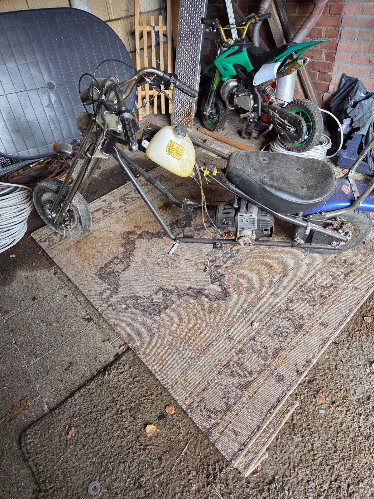 Mini bike / Chopper project, Ophalen