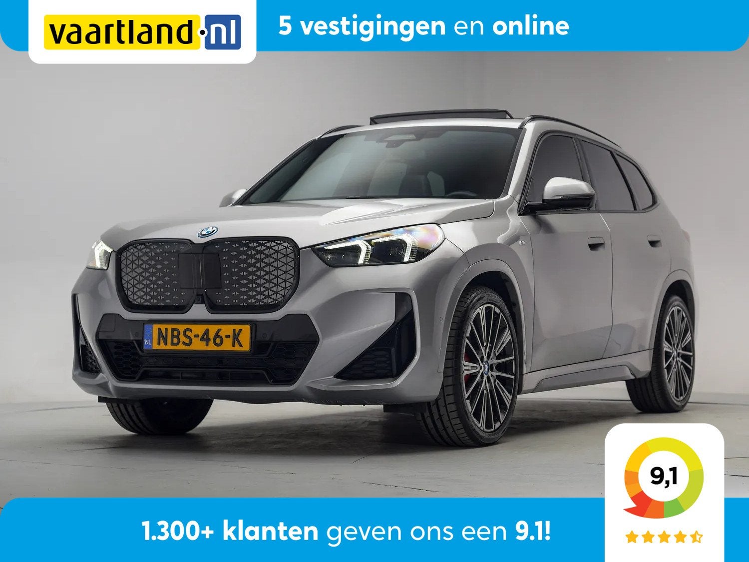 BMW iX1 eDrive20 67 kWh M Sport Edition [ Panorama Leder Har, Auto's, Automaat, 0 cilinders, Gebruikt, SUV of Terreinwagen