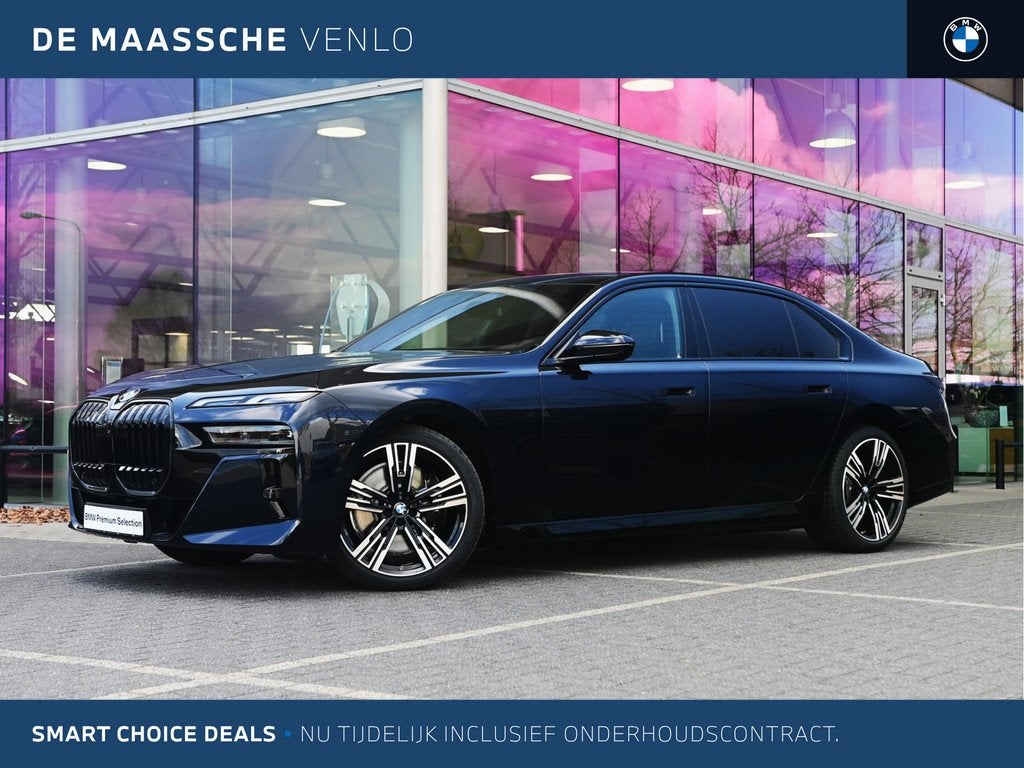 BMW i7 xDrive60 High Executive M Sport Automaat / Panoramada, Auto's, BMW, Bedrijf, Te koop, i7, 4x4, Adaptive Cruise Control