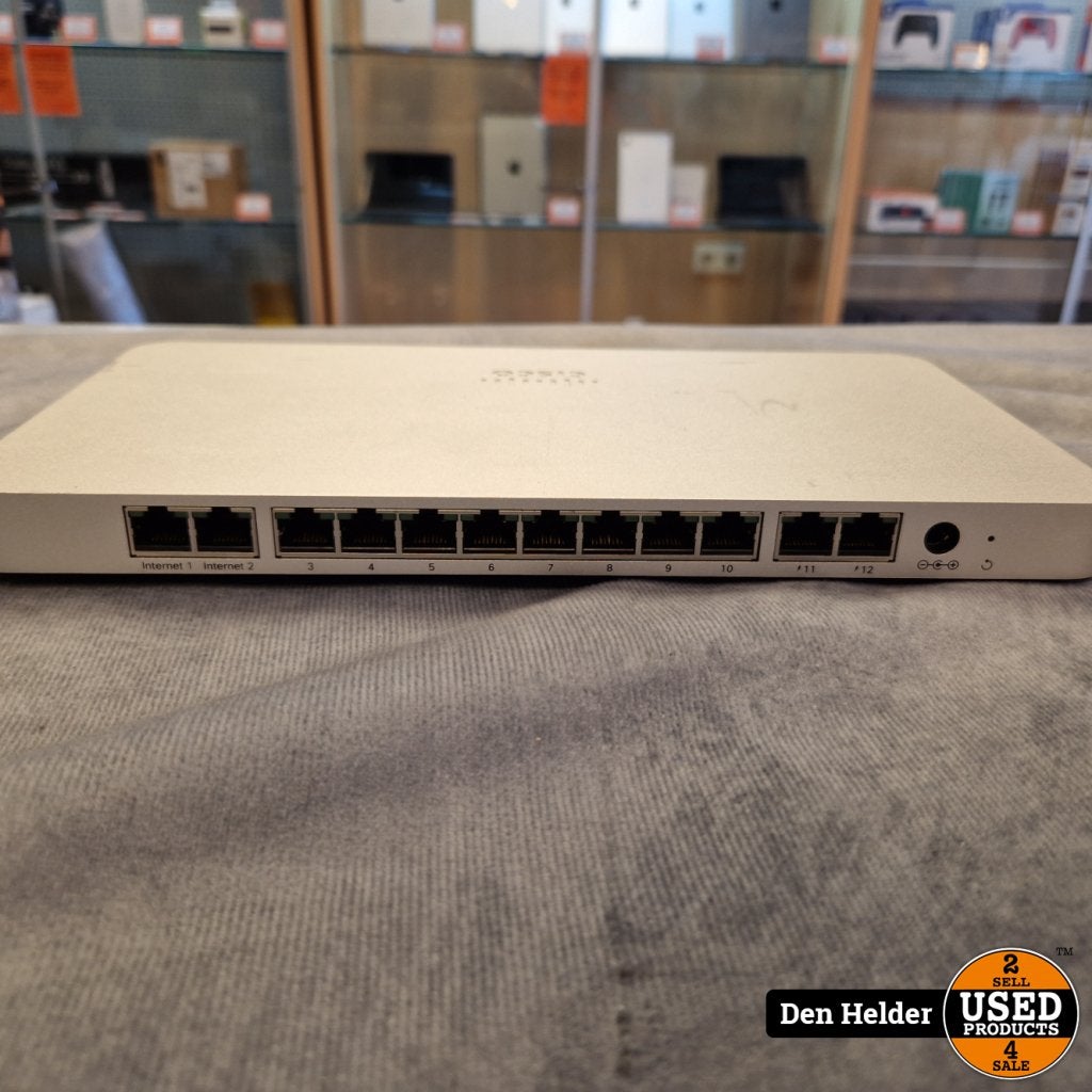 Cisco Meraki MX68 1Gbps 10 poorten Router - In Nette Staat, Computers en Software, Netwerk switches, Cisco, Zo goed als nieuw