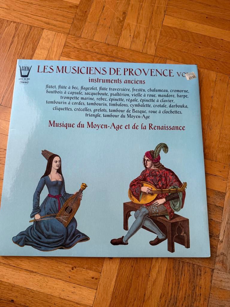 Les Musiciens de Provence - Instruments Anciens LP, Cd's en Dvd's, Vinyl | Klassiek, Ophalen of Verzenden, Zo goed als nieuw