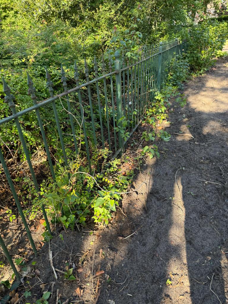 15 meter ijzeren hekwerk - Klassiek groen sierhek, Ophalen, Gebruikt, IJzer, Sierhekwerk