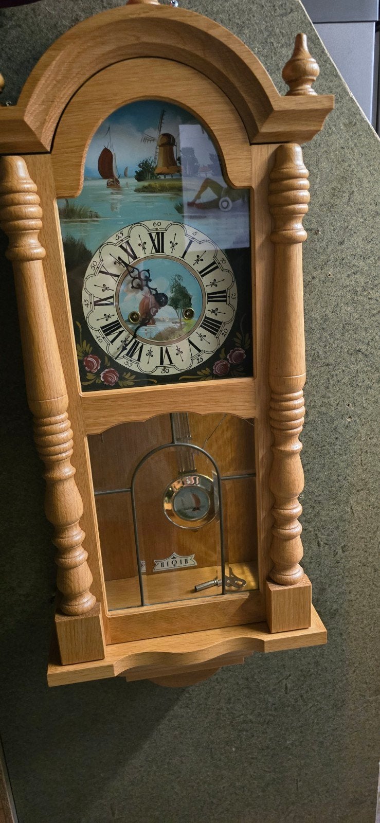 regulateur friese klok, Antiek en Kunst, Antiek | Klokken, Ophalen of Verzenden