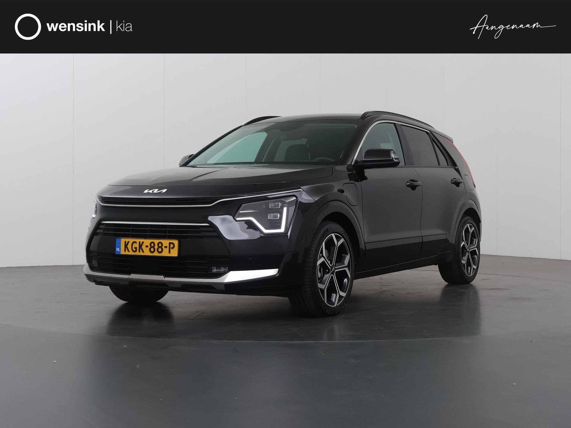 Kia Niro 1.6 GDi PHEV DynamicPlusLine Edition | 18” lichtm, Gebruikt, Zwart, Plug-in hybride, Bedrijf