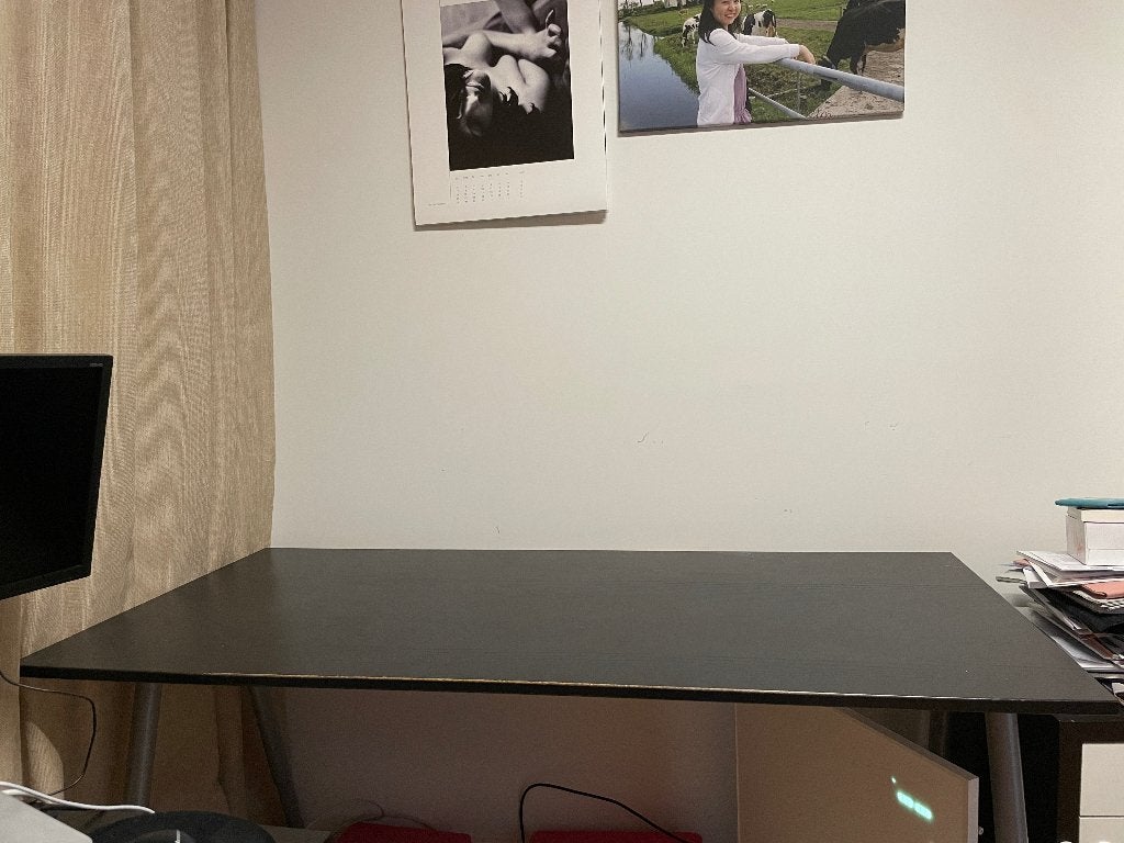 IKEA bureau 160cm*80cm, Ophalen, 160 cm, Gebruikt, IKEA
