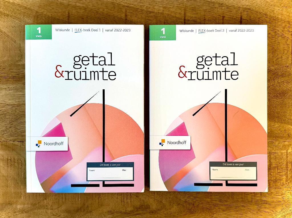 Getal & Ruimte 1 VWO Deel 1 & Deel 2. Wiskunde 13e editie., Boeken, VWO, Nieuw, Ophalen of Verzenden, Wiskunde B