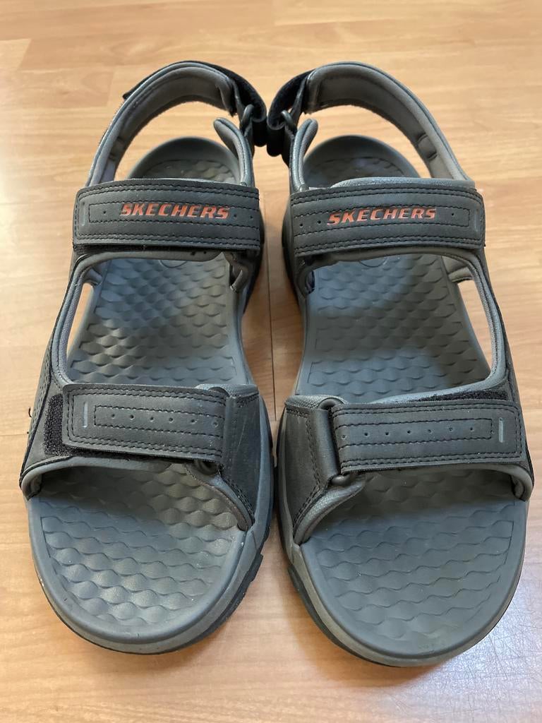 Skechers Sandalen - Comfortabele Herensandalen, Ophalen of Verzenden, Zo goed als nieuw, Zwart, Sandalen