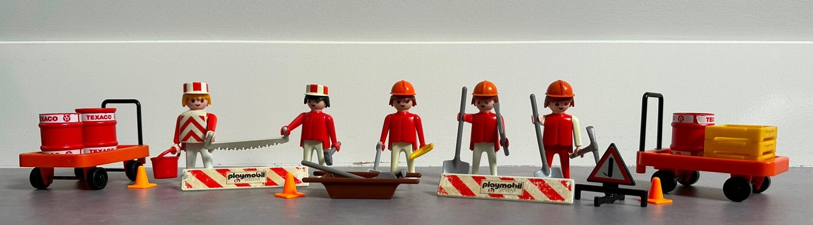 Playmobil Figuren: Brandweer, Politie, Bouwvakkers, Ophalen, Gebruikt, Los playmobil