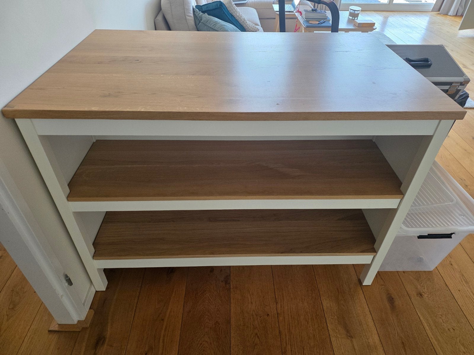 IKEA TORNVIKEN Keukeneiland 126x77cm - Zo goed als nieuw, Ophalen, Hout, IKEA, Keukentrolley
