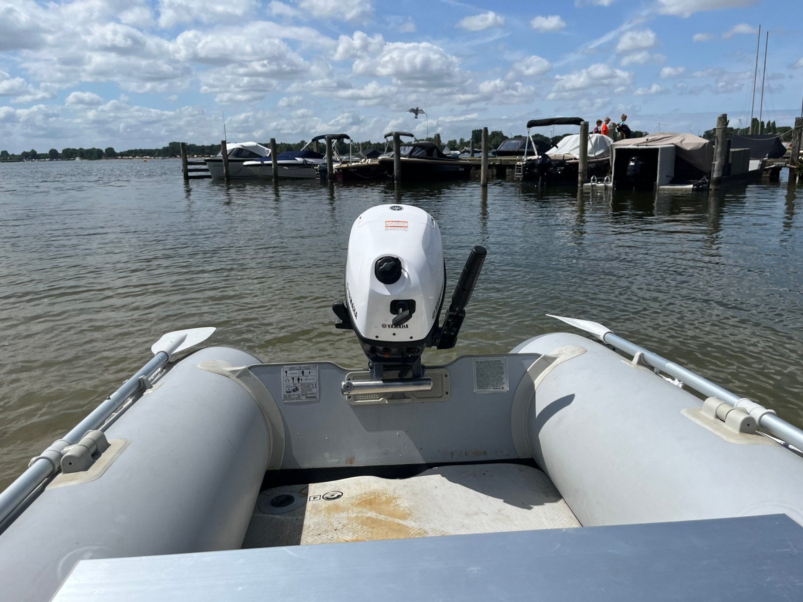 Foto 4 van Prachtige rubberboot 280 met een Yamaha 5 4 takt compleet
