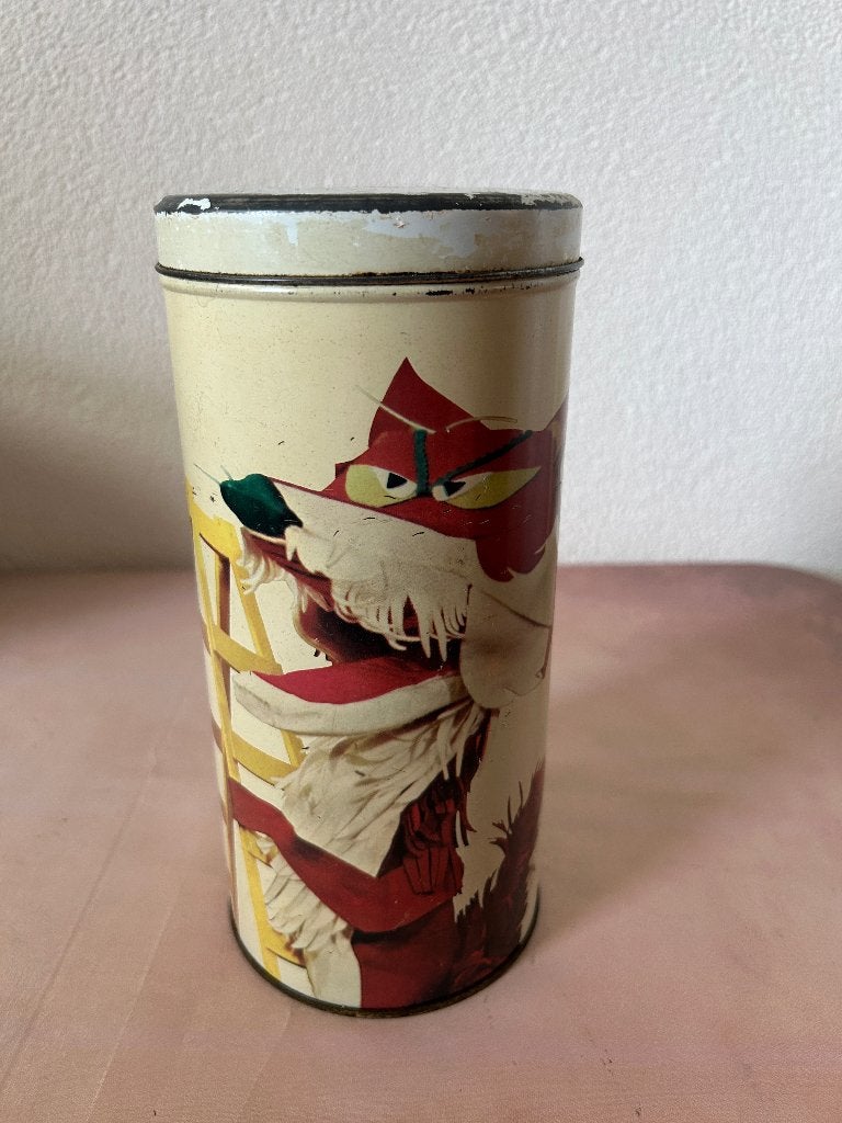Vintage Bolletje beschuitbus De Fabeltjeskrant 1969, Verzamelen, Ophalen of Verzenden, Gebruikt, Beschuit, Bolletje