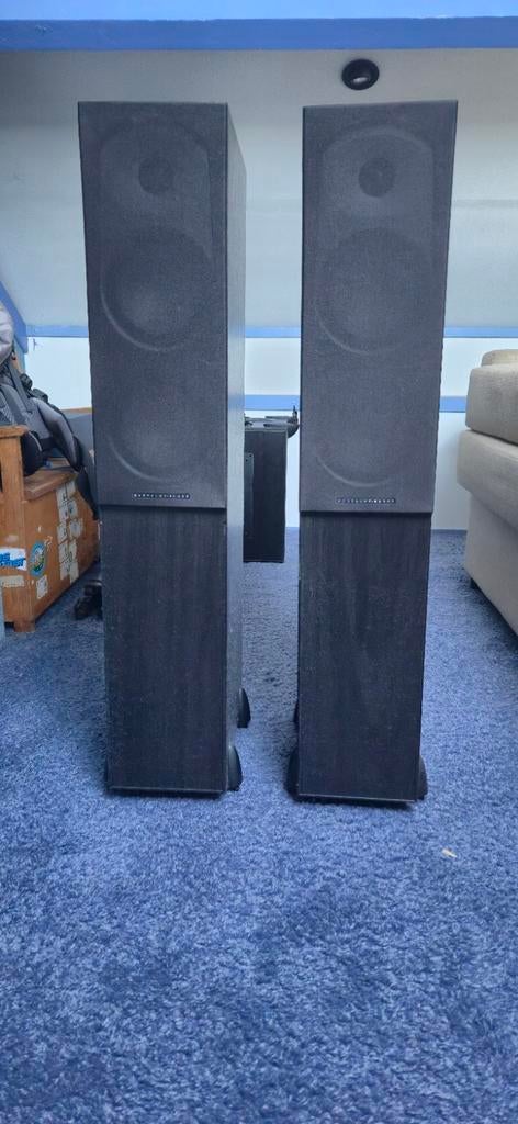 Mordaunt Short MS906 Avant Vloerstaande Luidsprekers, Gebruikt, 120 watt of meer, Front, Rear of Stereo speakers, Ophalen
