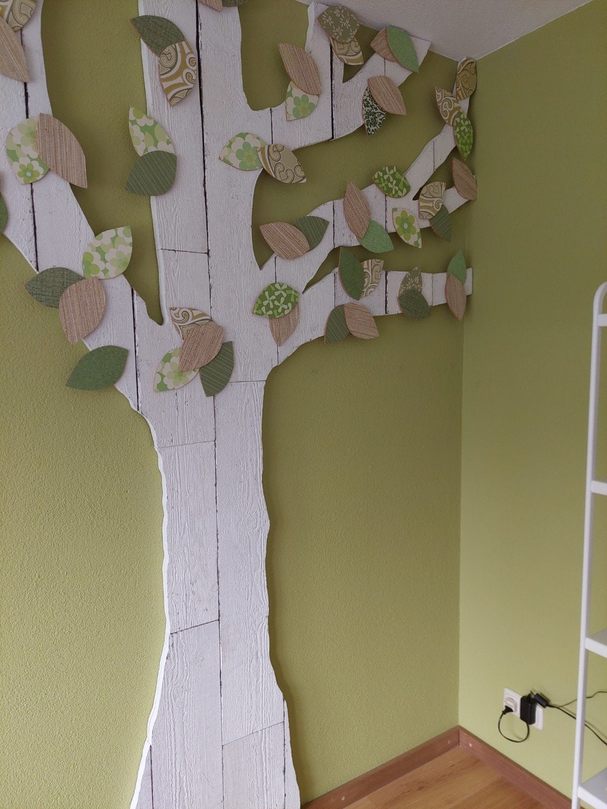 Boom wanddecoratie met bladeren, Ophalen, Gebruikt, Wanddecoratie