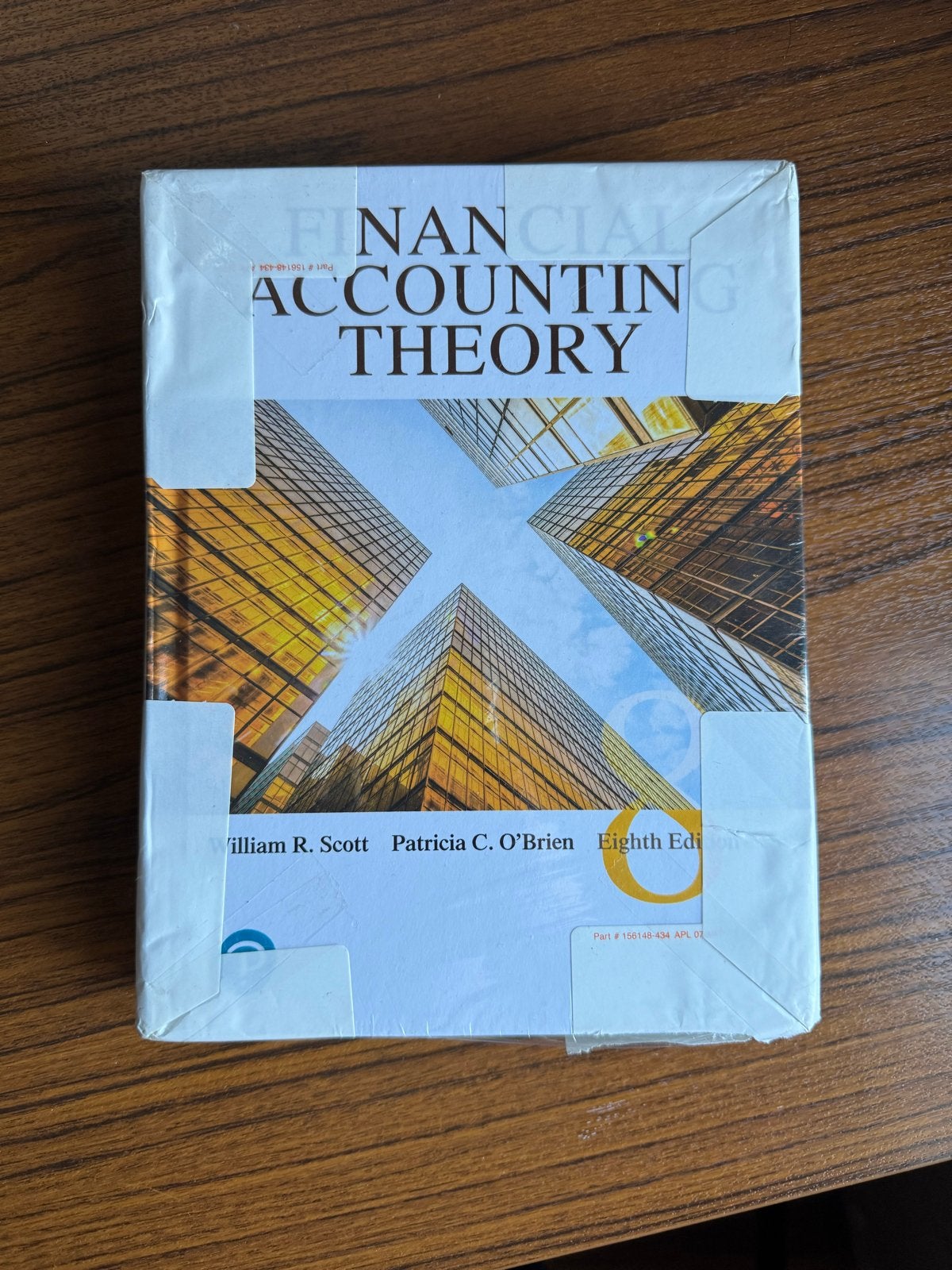 Financial Accounting Theory - William R. Scott 8e Ed - NIEUW, Ophalen of Verzenden, Gamma, Gelezen, WO