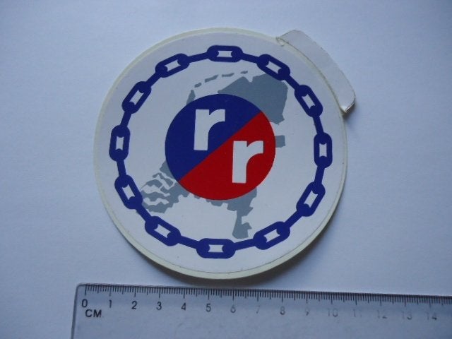 sticker oud ROUTIERS Nederland nl truck stop auto transport, Verzamelen, Stickers, Verzenden, Zo goed als nieuw, Bedrijf of Vereniging