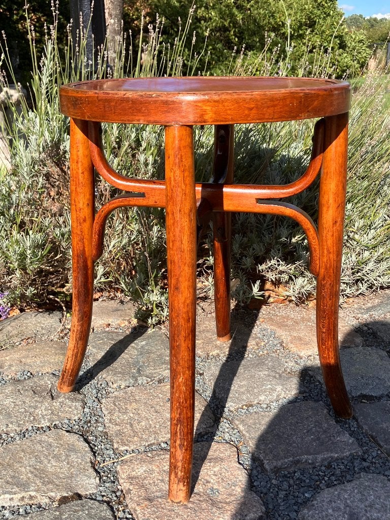 Vintage bentwood Cambier Frères krukje, Ophalen