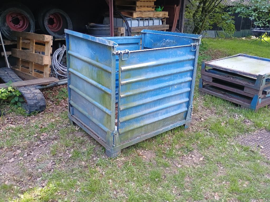 Palletbox inklapbaar, Ophalen, Gebruikt, 100 cm of meer, Opvouwbaar