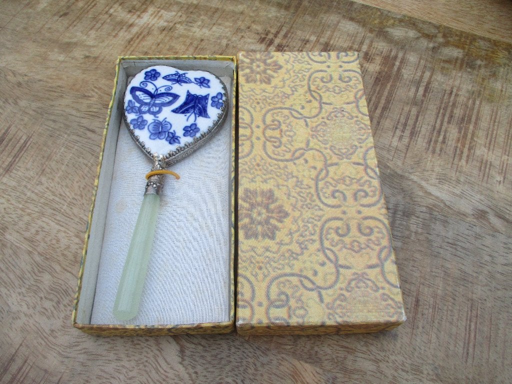 Vintage HandSpiegeltje , v.a 40,00e, Antiek en Kunst, Ophalen of Verzenden, Overige vormen, Minder dan 50 cm, Minder dan 100 cm