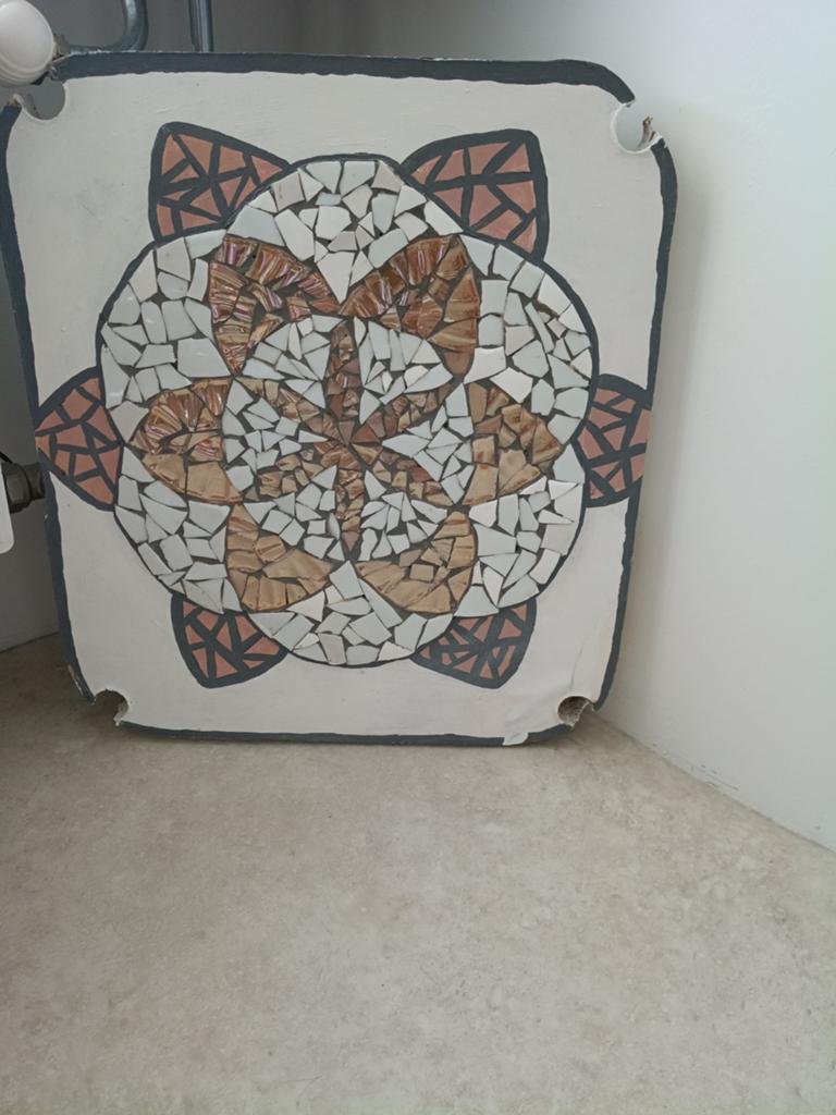 Unieke mozaïek decoratie, Antiek en Kunst, Ophalen