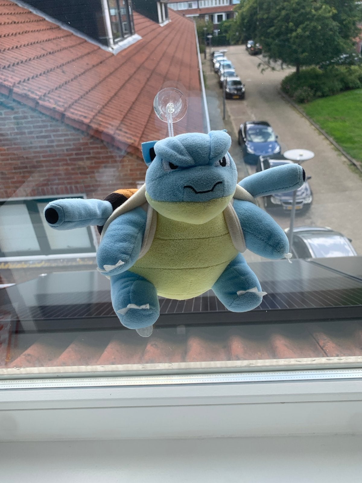 Blastoise Pokémon knuffel met zuignap, Kinderen en Baby's, Overige merken, Overige typen, Blauw, Ophalen of Verzenden