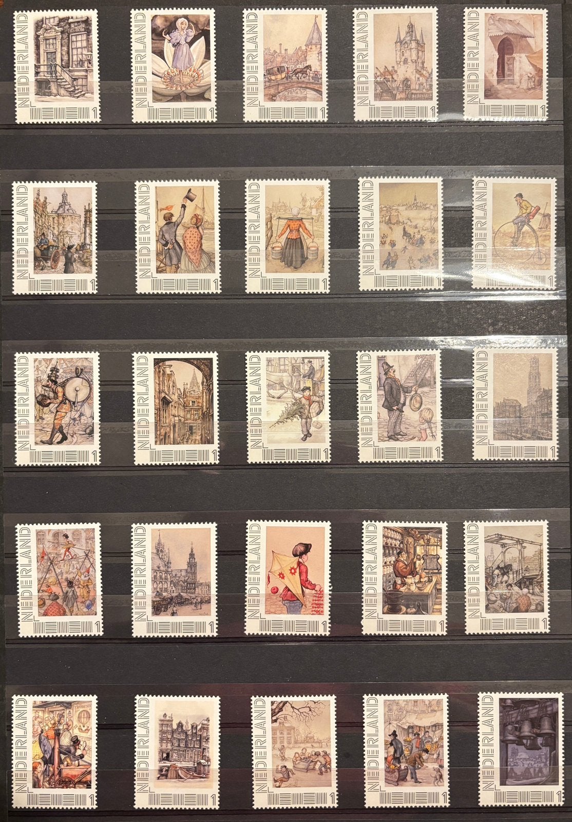 Persoonlijke zegels , Anton Pieck, Ophalen of Verzenden, Na 1940, Postfris