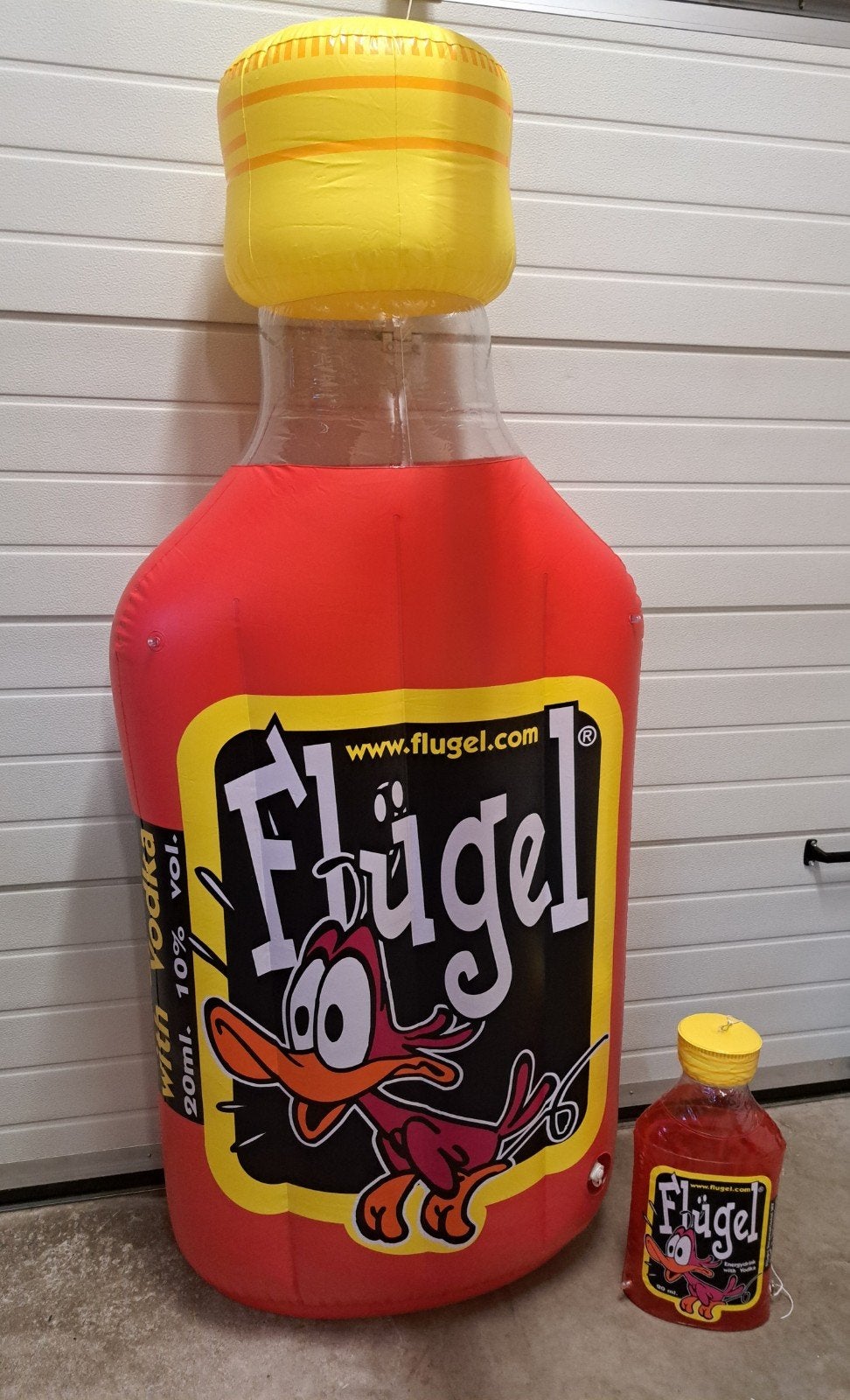 2 X Flügel opblaasbare fles xxl, Ophalen of Verzenden