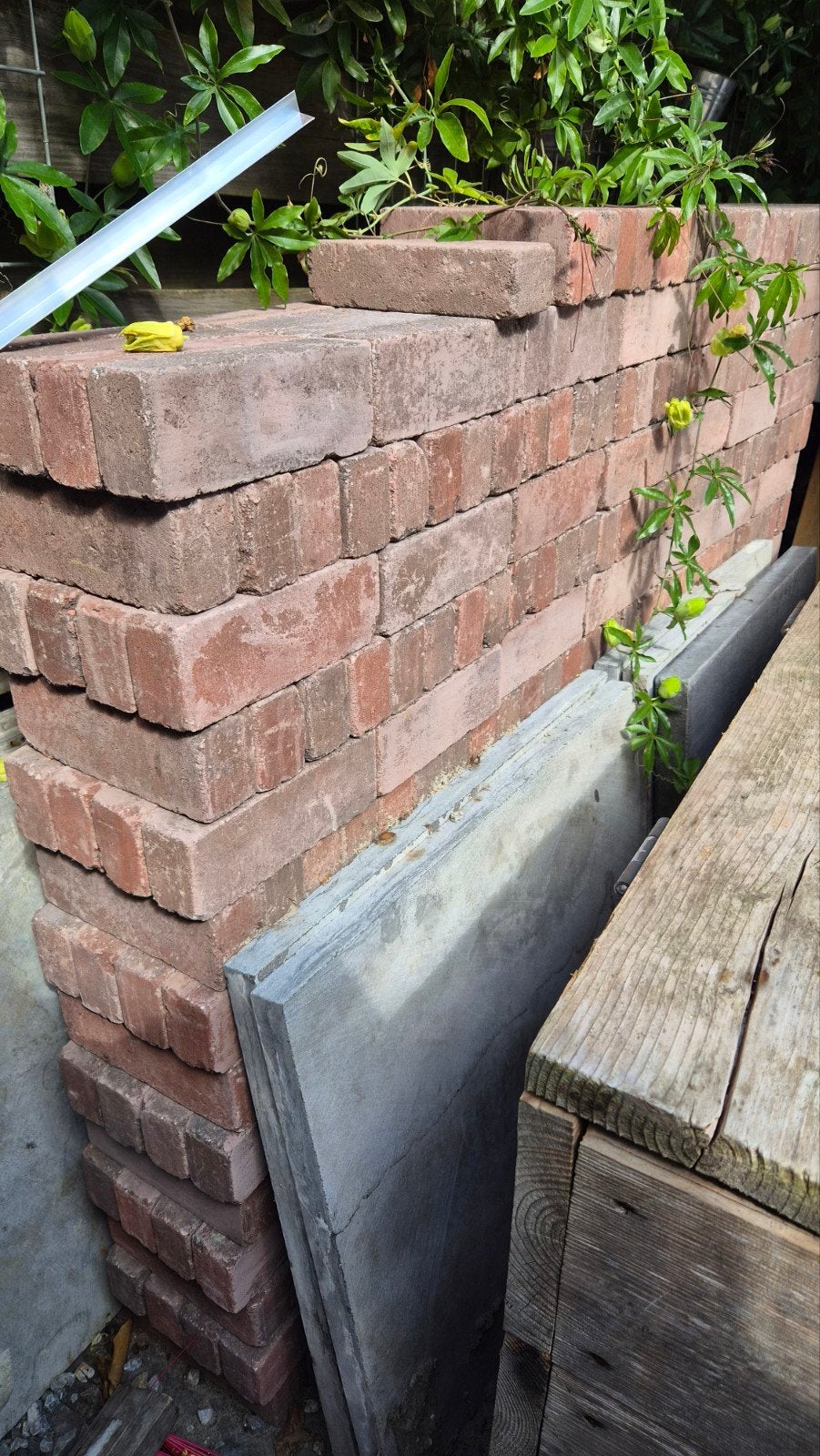 4 m2 Stonique getrommelde waalformaat 7 cm Groninger Bruin, Ophalen, Overige materialen, Gebruikt, Klinkers